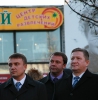 Заммэра Архангельска Владимир ГАРМАШОВ (в центре) с депутатами Архангельской городской Думы Сергеем МОИСЕЕВЫМ и Анатолием КОЖИНЫМ 