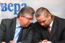 Руководители архангельских газет Евгений УДАЛКИН и Александр КРИВОРОТОВ